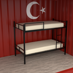 İşçi Şantiye çift kişilik ranza