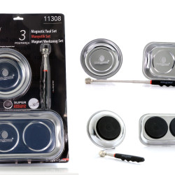11308-Manyetik Set 3'lü (2x Tepsi + Çubuk)